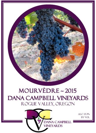 Dana Campbell Vineyards 2015 Mourvèdre