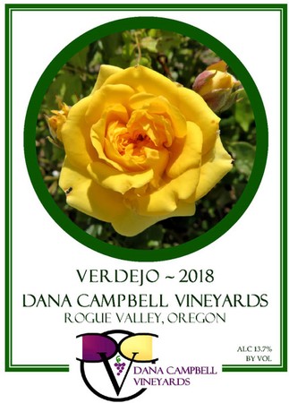 Dana Campbell Vineyards Verdejo 2018