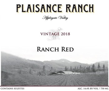 Plaisance Ranch Ranch Red 2018