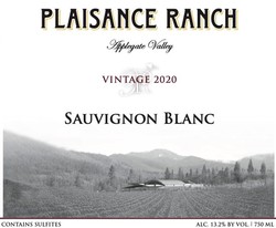 Plaisance Ranch Sauvignon Blanc 2020