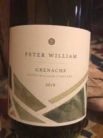 Peter William Vineyard Grenache '19